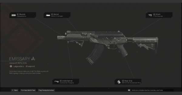 Warzone Emissary AR Blueprint Stats & How To Get Call of Duty Warzone Emissary AR Blueprint Stats & How To Get Call of Duty