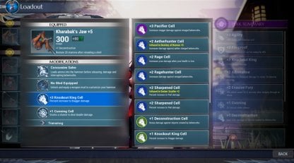 Slot Cells In Each Equipment Piece