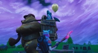 Bear Statue At South East Of Retail Row