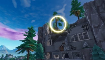 Fly Through Golden Rings - 14 Days of Fortnite Challenge