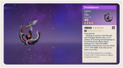 Frost Bearing Tree Guide How To Level Up Rewards Genshin Impact Gamewith