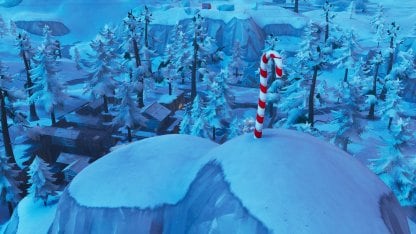 Candy Cane Locations Northeast of Shifty Shafts