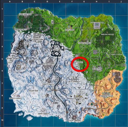 Inside Building At Dusty Divot