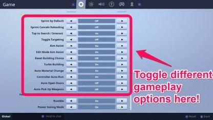 Fortnite Controls Settings For Switch Gamewith