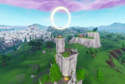 Fly Through Golden Rings - 14 Days of Fortnite Challenge