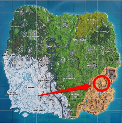 PRISONER Stage 3 Campfire Location - North Of Paradise Palms