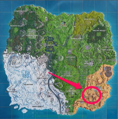 Fly Through Golden Rings - 14 Days of Fortnite Challenge