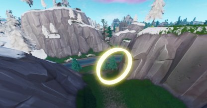 Fly Through Golden Rings - 14 Days of Fortnite Challenge