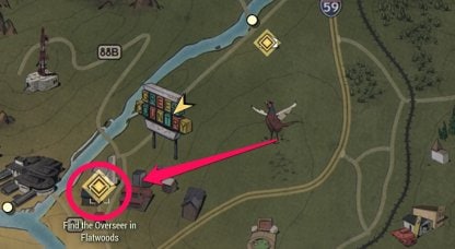Fallout 76 Main Quest Mission First Contact Flatwoods Location
