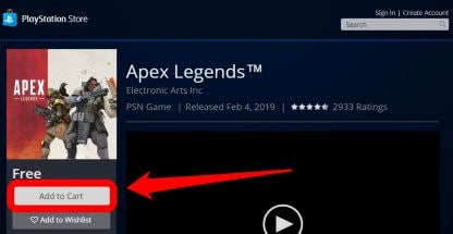 apex legends ps4 free