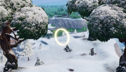 Fly Through Golden Rings - 14 Days of Fortnite Challenge