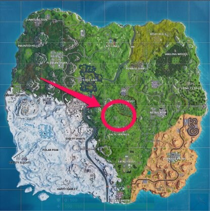 Fly Through Golden Rings - 14 Days of Fortnite Challenge