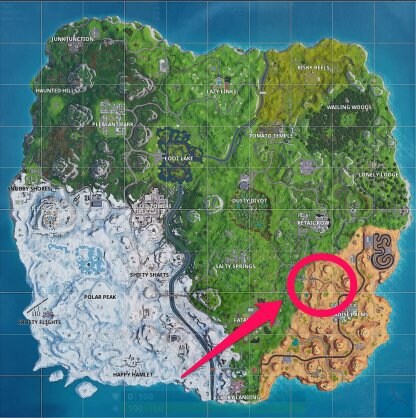Fly Through Golden Rings - 14 Days of Fortnite Challenge