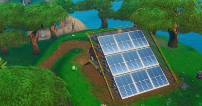 Jungle Solar Array - Location close up