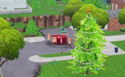 Dance at Holiday Trees - 14 Days of Fortnite Challenge