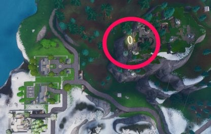 Fly Through Golden Rings - 14 Days of Fortnite Challenge