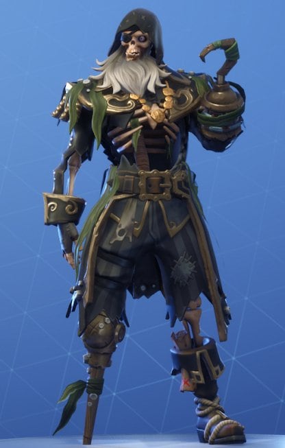 blackheart stage 4 - fortnite pirate skin all stages