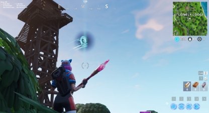 x 4 time trial location south east of lonely lodge - complete time trials fortnite x 4 stormwing