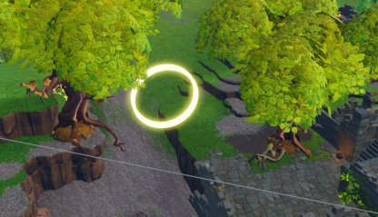 Fly Through Golden Rings - 14 Days of Fortnite Challenge