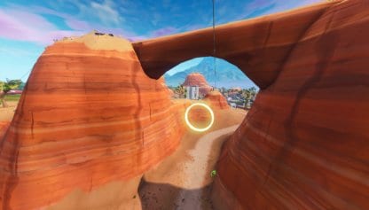 Fly Through Golden Rings - 14 Days of Fortnite Challenge