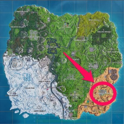 Dance at Holiday Trees - 14 Days of Fortnite Challenge