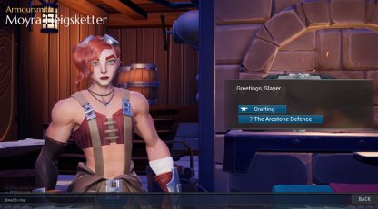 Create & Upgrade Armor at the Armoursmith