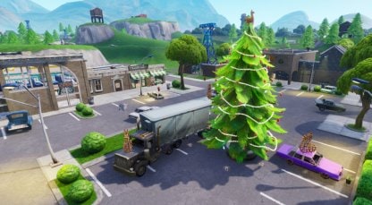 Dance at Holiday Trees - 14 Days of Fortnite Challenge
