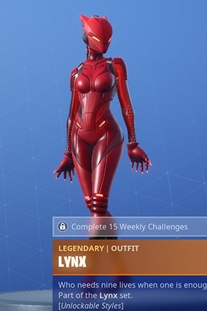 Fortnite, LYNX - Skin Review: Challenge, Leveling Guide & Rewards