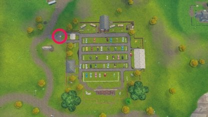 Fortnite Dance Under Spotlights Challenge Location Guide Week 1 - the spot you want to check out is in the western most part of risky reels