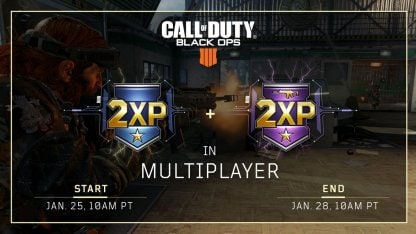 Earn Double XP & Weapon XP in Multiplayer Mode