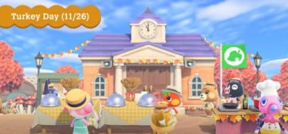 Acnh Turkey Day Thanksgiving Update Event Date Animal Crossing Gamewith