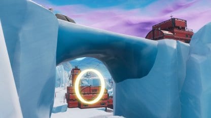 Fly Through Golden Rings - 14 Days of Fortnite Challenge