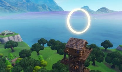 Fly Through Golden Rings - 14 Days of Fortnite Challenge