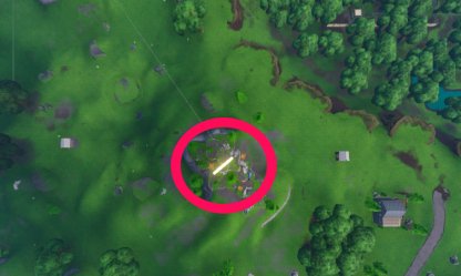 Fly Through Golden Rings - 14 Days of Fortnite Challenge