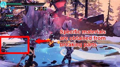 Break Off Parts For More Crafting Materials