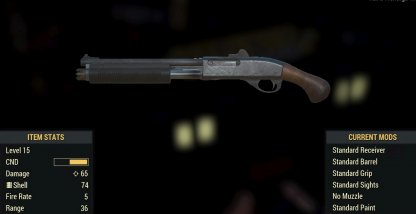 pump action shotgun fallout 4