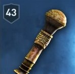 Статистика посоха в позолоте