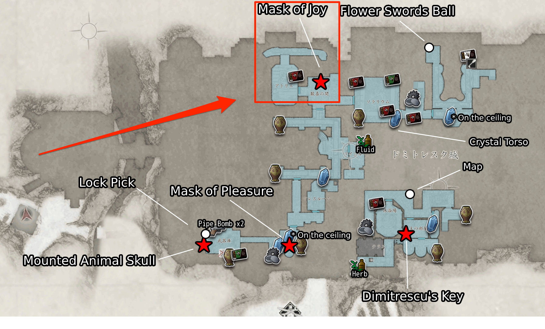 RE8 Mask Puzzle Locations & How To Find All 4 Masks Resident Evil