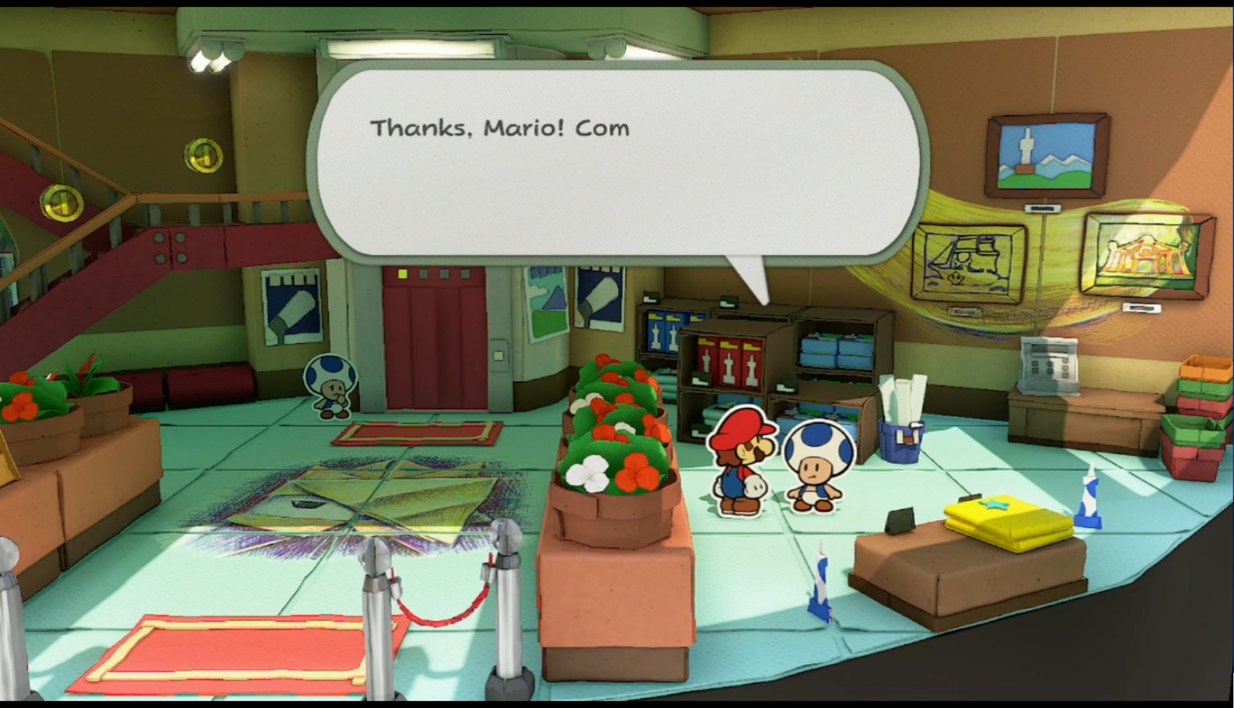 Overlook Tower Paper Mario Toads & Collectible Treasures Locations