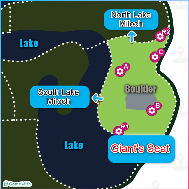 Giant's Seat Map Den & Location Pokemon Sword Shield GameWith